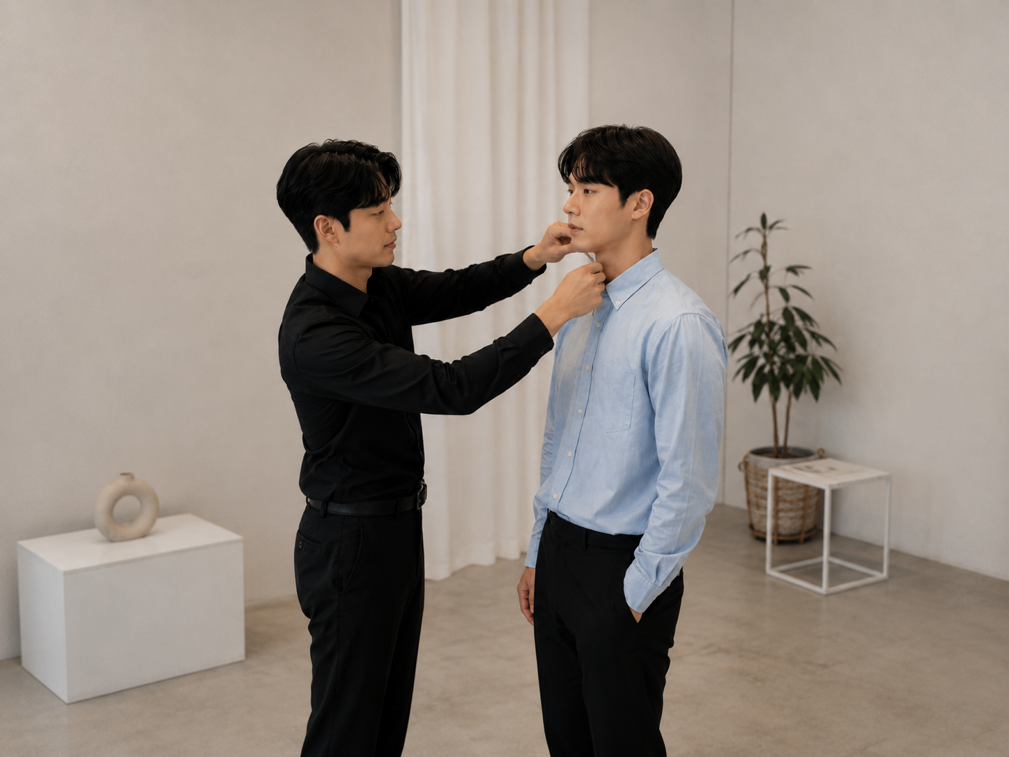 옴므랩스 대표 상담 장면