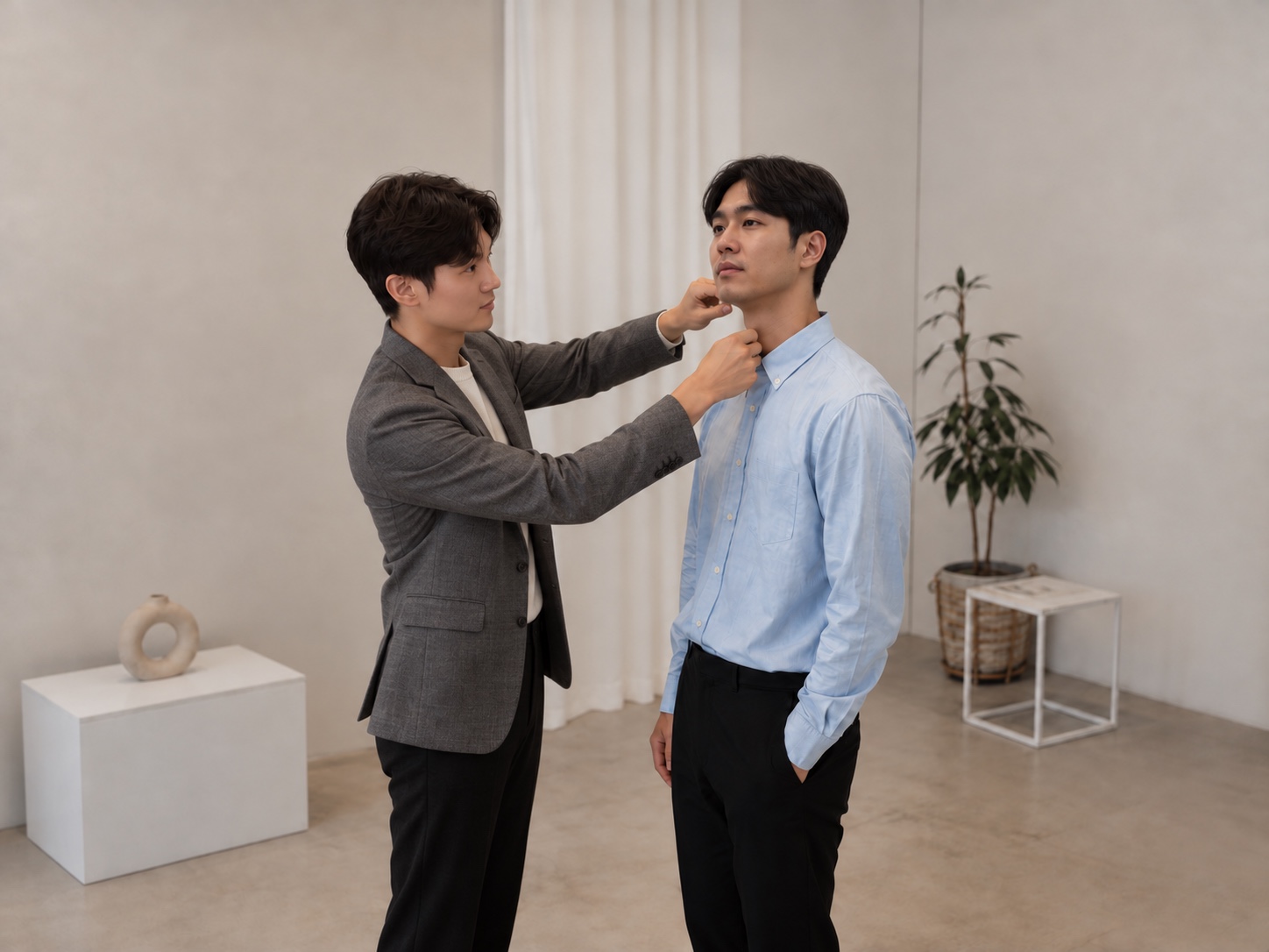 옴므랩스 대표 상담 장면